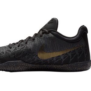 nike mamba rage black and gold